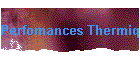 Perfomances Thermiques